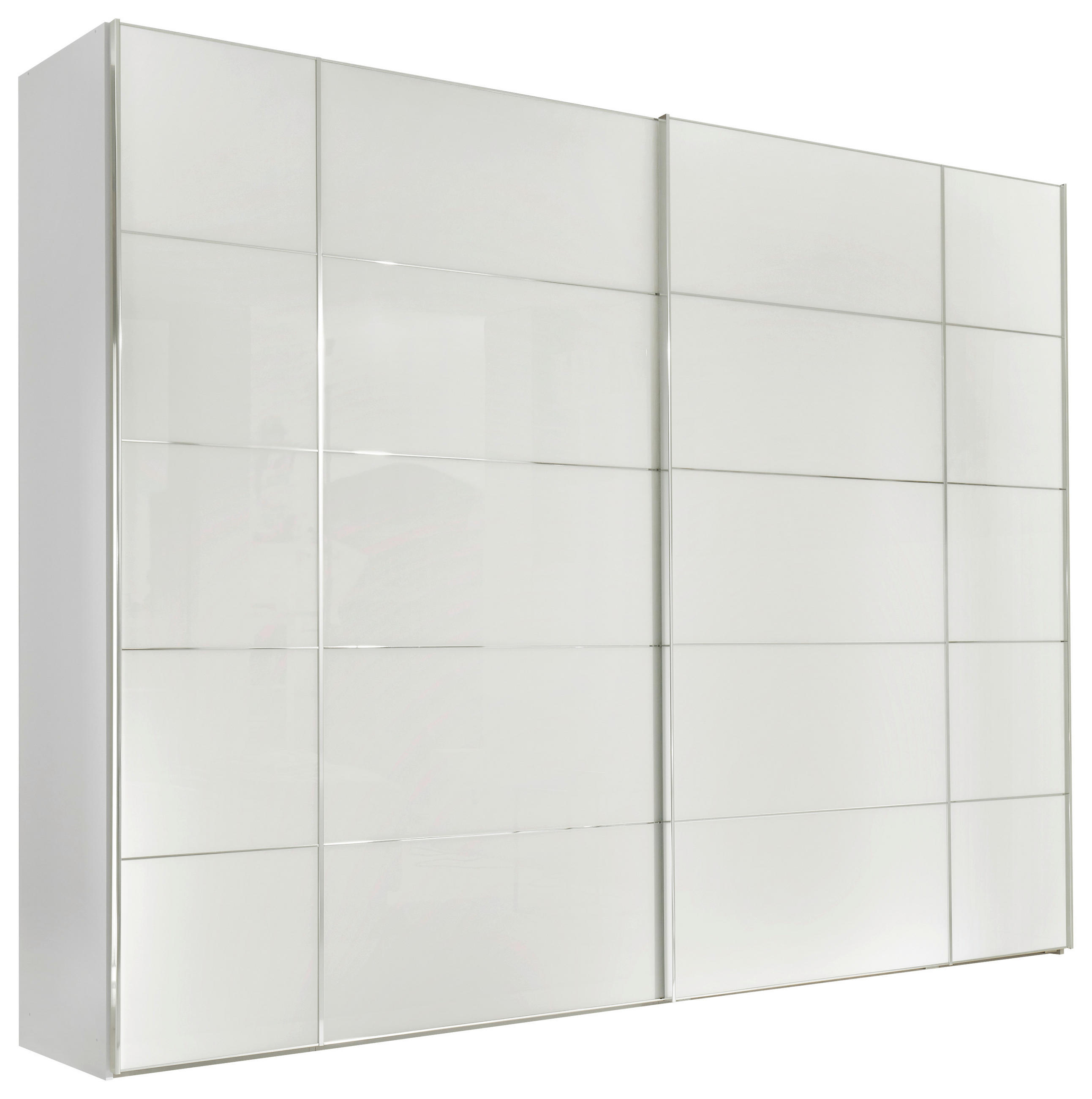 SKŘÍŇ S POSOUVACÍMI DVEŘMI, bílá, 298/240/68 cm - bílá/barvy chromu, Konvenční, kov/kompozitní dřevo (298/240/68cm) - Dieter Knoll