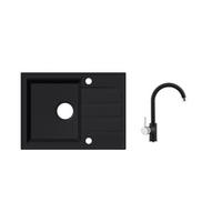 SET SUDOPERA I SLAVINE   66/44/20 cm         - crna, Basics, kamen (66/44/20cm)