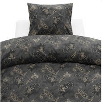 PÅSLAKANSET flatväv 150/210 cm  - multicolor/svart, Basics, textil (150/210cm)