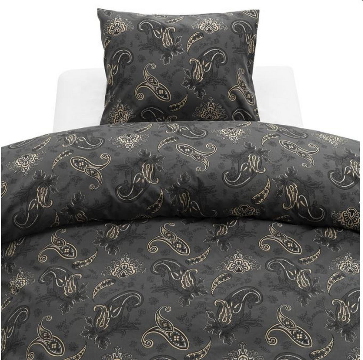 PÅSLAKANSET flatväv 150/210 cm  - multicolor/svart, Basics, textil (150/210cm)