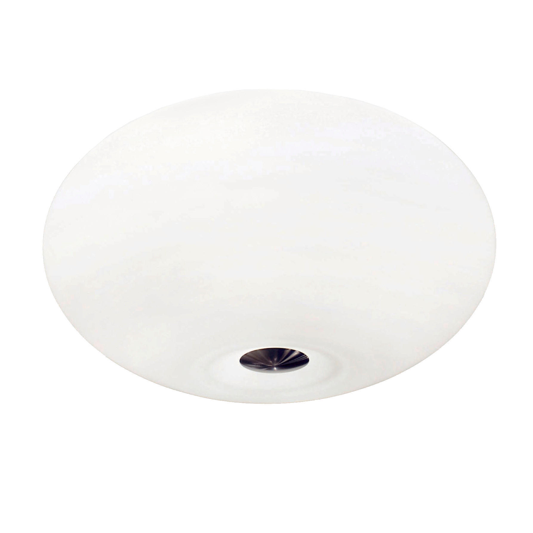 DECKENLEUCHTE AIH 38/20 cm   - Weiß, KONVENTIONELL, Glas (38/20cm)