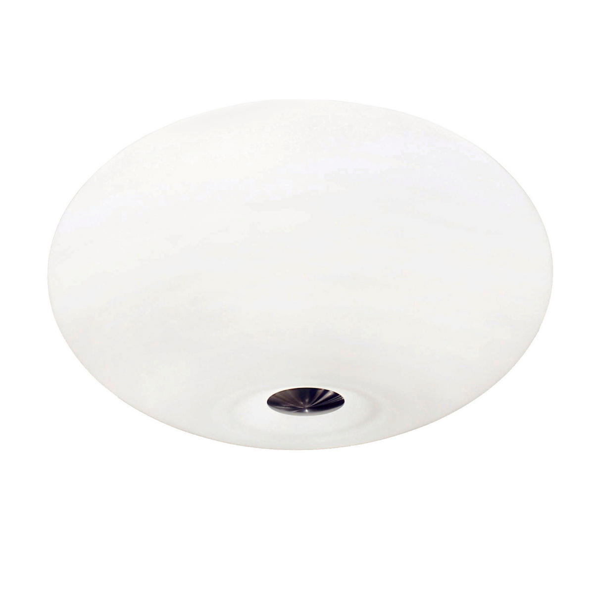 DECKENLEUCHTE AIH 38/20 cm   - Weiß, KONVENTIONELL, Glas (38/20cm)
