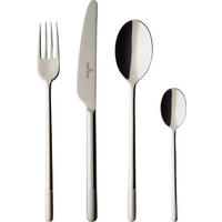 BESTECKSET Ella satiniert 24-teilig Edelstahl  - Edelstahlfarben, KONVENTIONELL, Metall (42/27/5cm) - Villeroy & Boch
