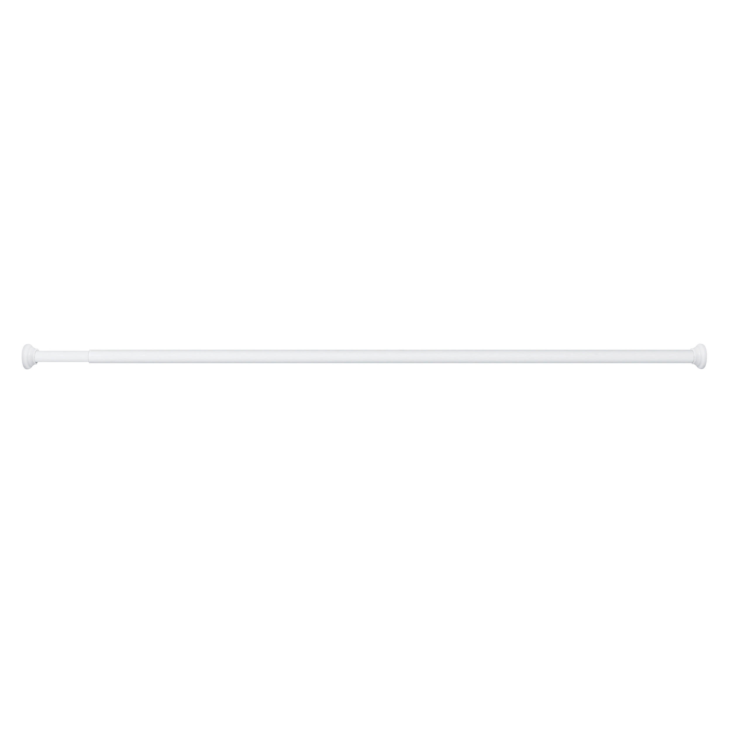 DUSCHVORHANGSTANGE DECOR 90 cm  - Weiß, Basics, Metall (90cm) - Spirella