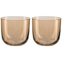 WASSERGLAS 280 ml 2-teilig  - Braun, Design, Glas (280ml) - like.Villeroy & Boch