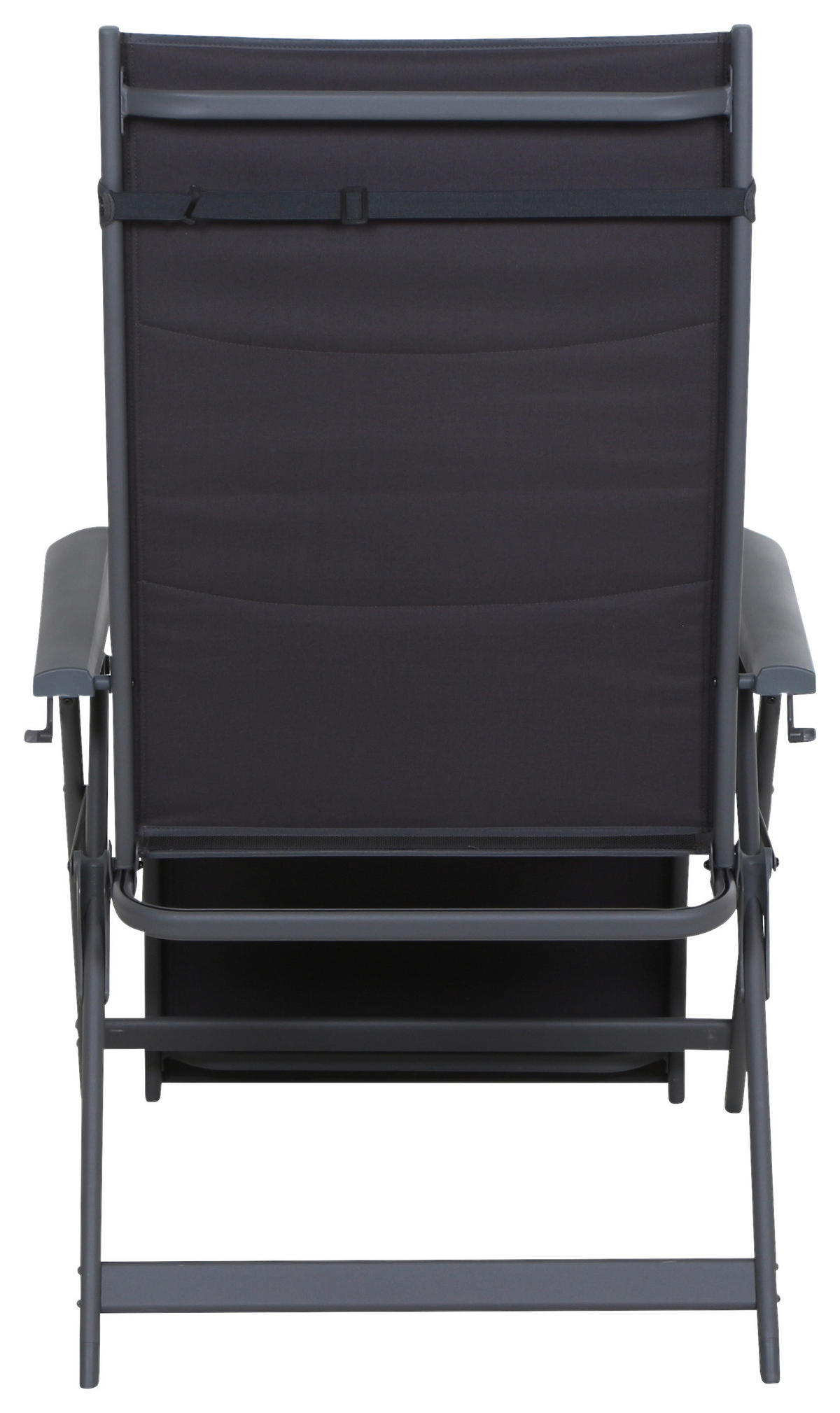 GARTEN-RELAXLIEGE 75/123/91 cm  - Anthrazit, KONVENTIONELL, Textil/Metall (75/123/91cm) - Siena Garden