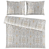 POSTELJNINA ELOISE 200/200 cm saten siva  - siva, Konvencionalno, tekstil (200/200cm) - Esposa