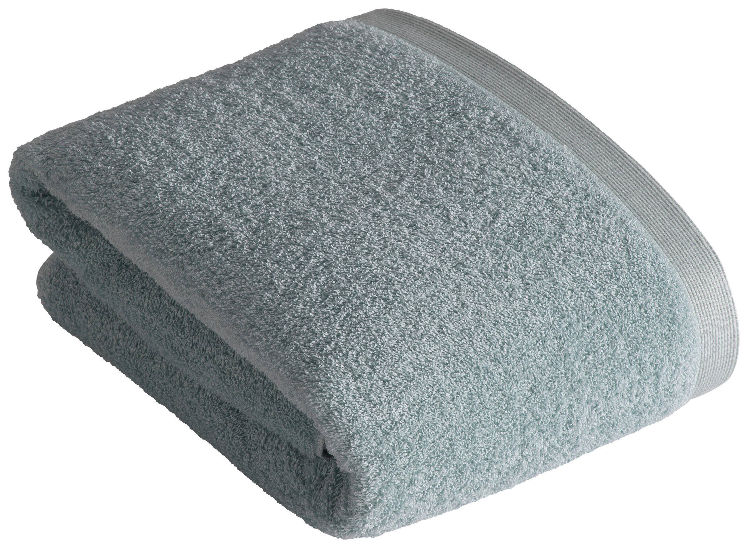 BADETUCH High Line Hellblau 100/150 cm  - Hellblau, Basics, Textil (100/150cm) - Vossen