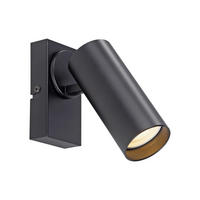 LED-DECKENLEUCHTE SW RIK 20/15/16,5 cm   - Schwarz, KONVENTIONELL, Kunststoff/Metall (20/15/16,5cm) - Schöner Wohnen