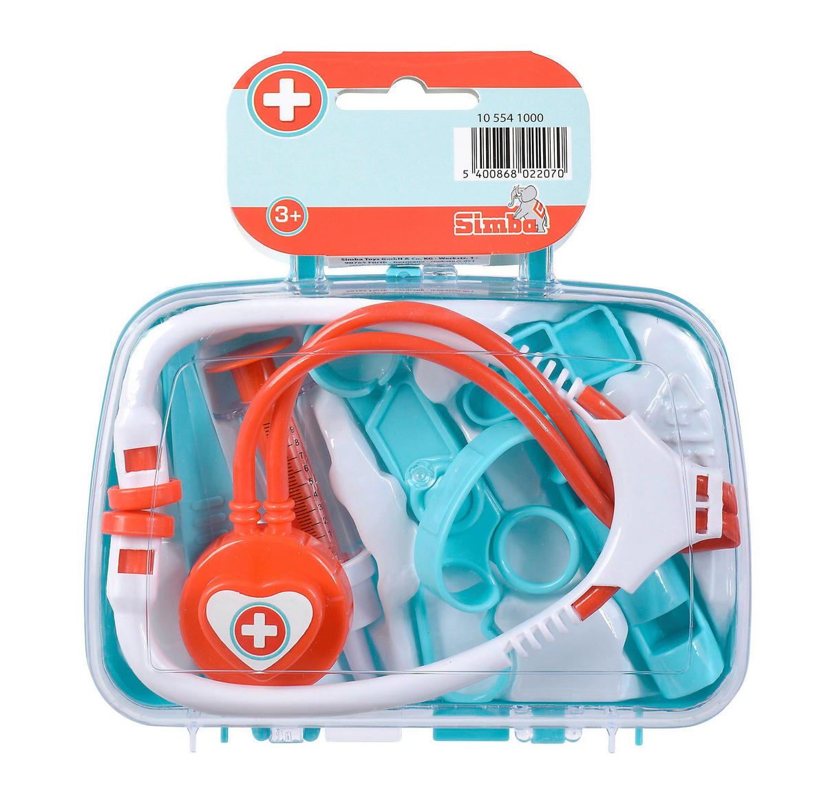 KINDER-ARZTKOFFER - Multicolor, Basics, Kunststoff (4,50/17,50/20cm) - Simba