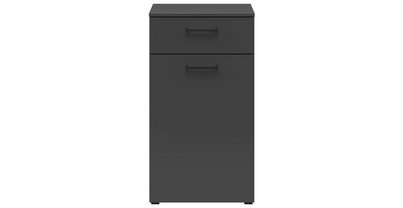 KOMMODE 45/83/40 cm in Graphitfarben - Anthrazit/Schwarz, MODERN, Holzwerkstoff/Kunststoff (45/83/40cm) - Carryhome