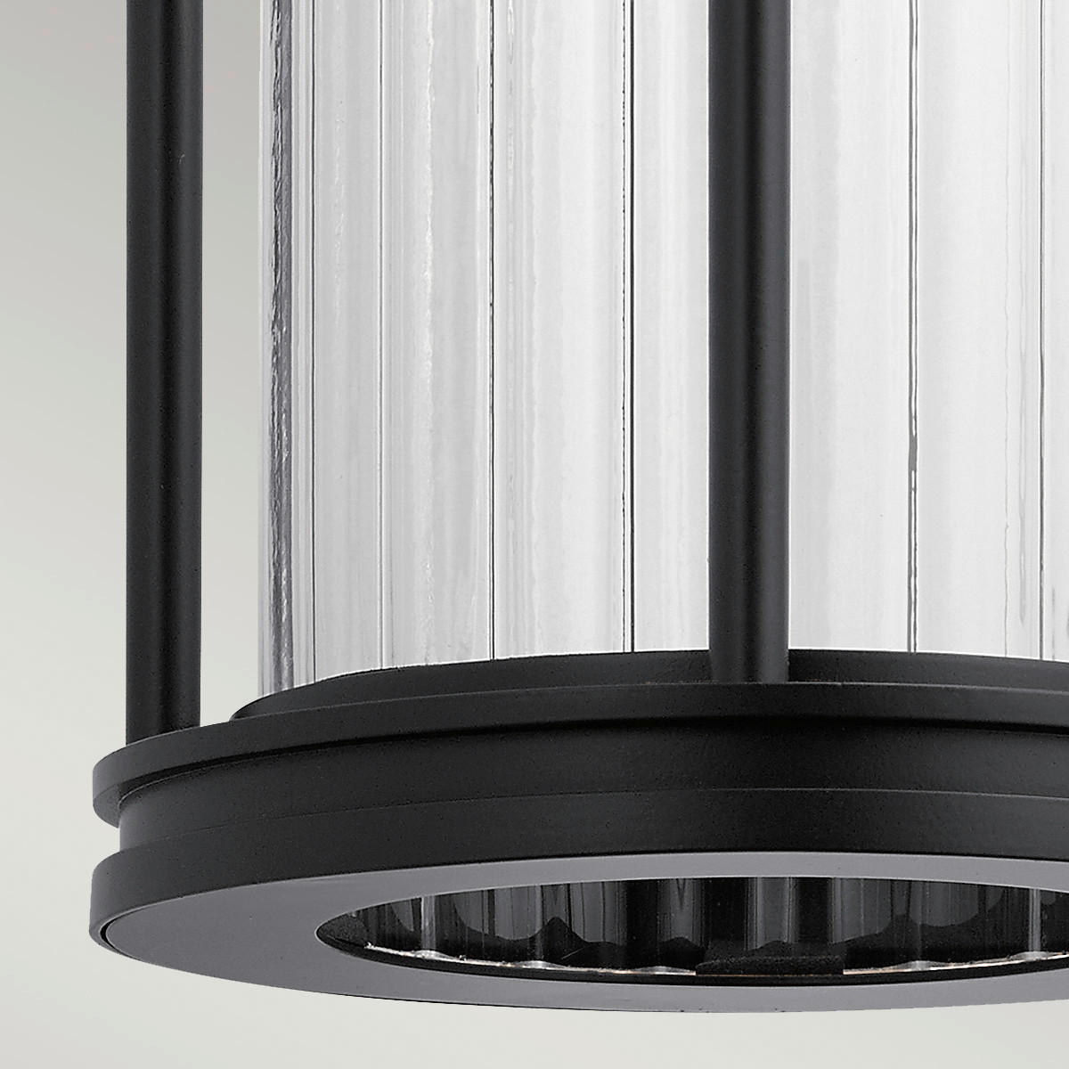 VÄGGLAMPA FÖR UTOMHUS - svart, Klassisk, metall/glas (17.9/40.6/20.3cm) - Elstead Lighting