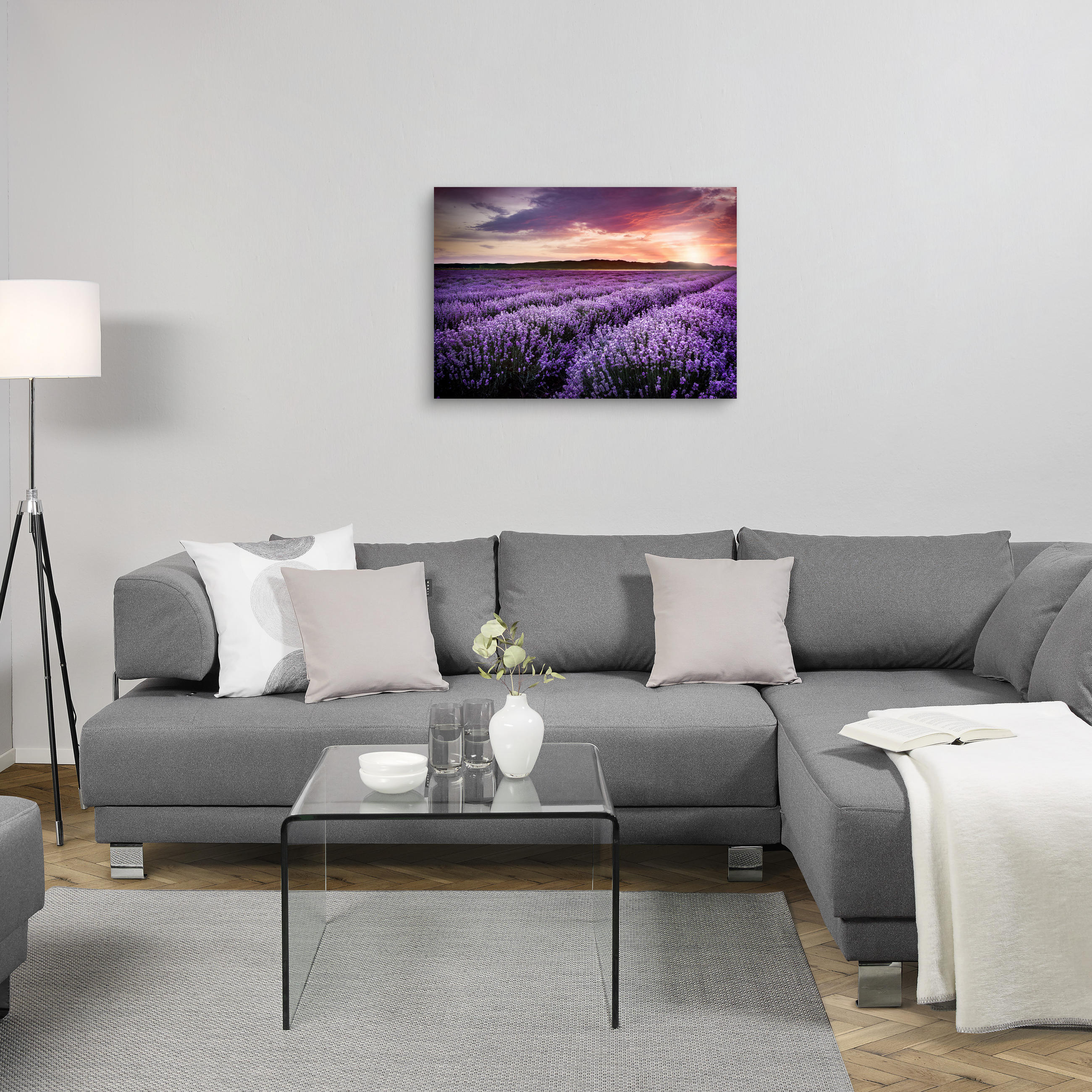 TISAK NA PLATNU     100/70 cm       - višebojno, Basics, drvo/tekstil (100/70cm) - Monee
