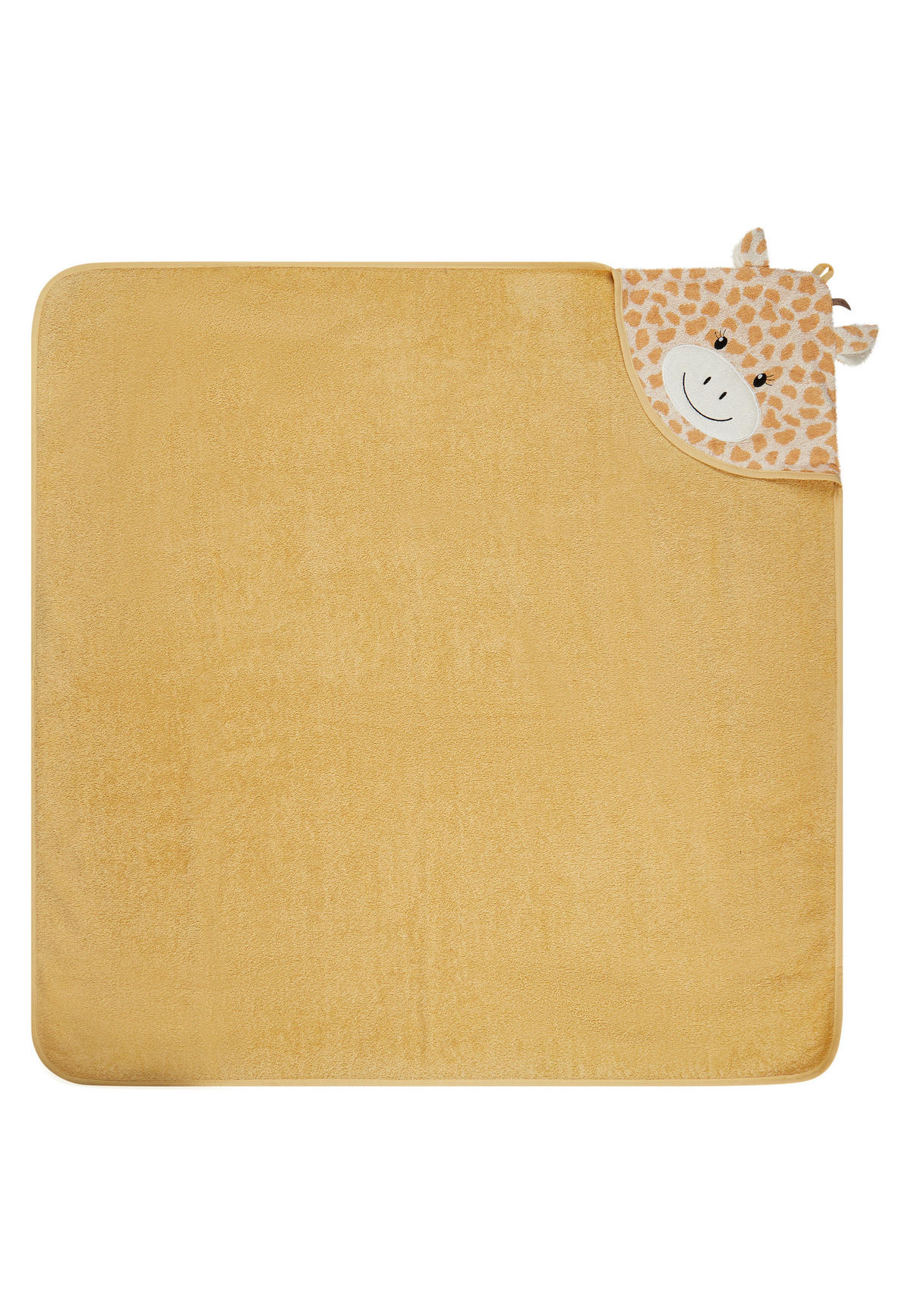 KAPUZENBADETUCH GIRAFFE KAYA  - Sandfarben, Basics, Textil (100/100/0,5cm) - Sterntaler