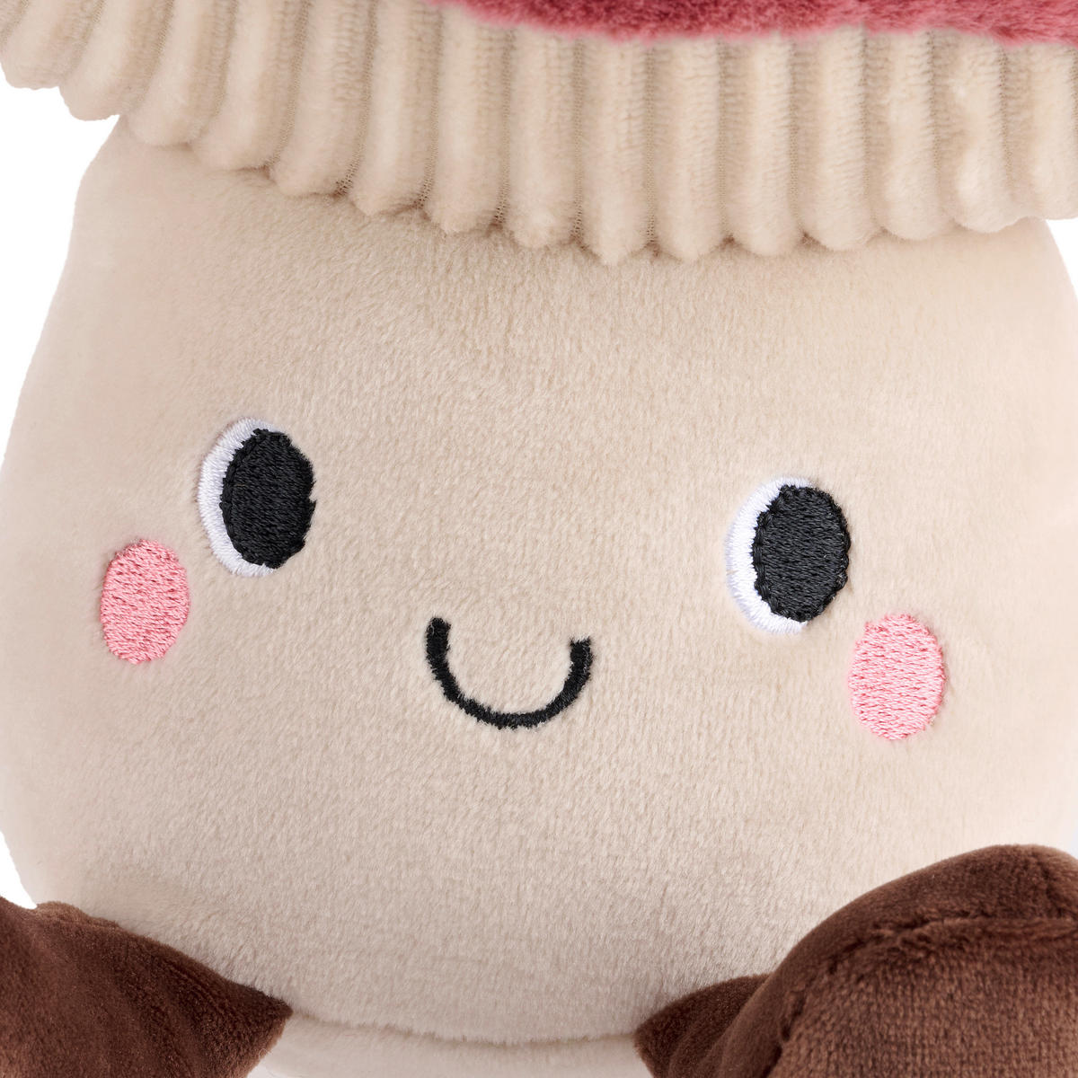 PLÜSCHFIGUR  - Pink/Beige, Trend, Kunststoff/Textil (15/19/14cm) - Patinio