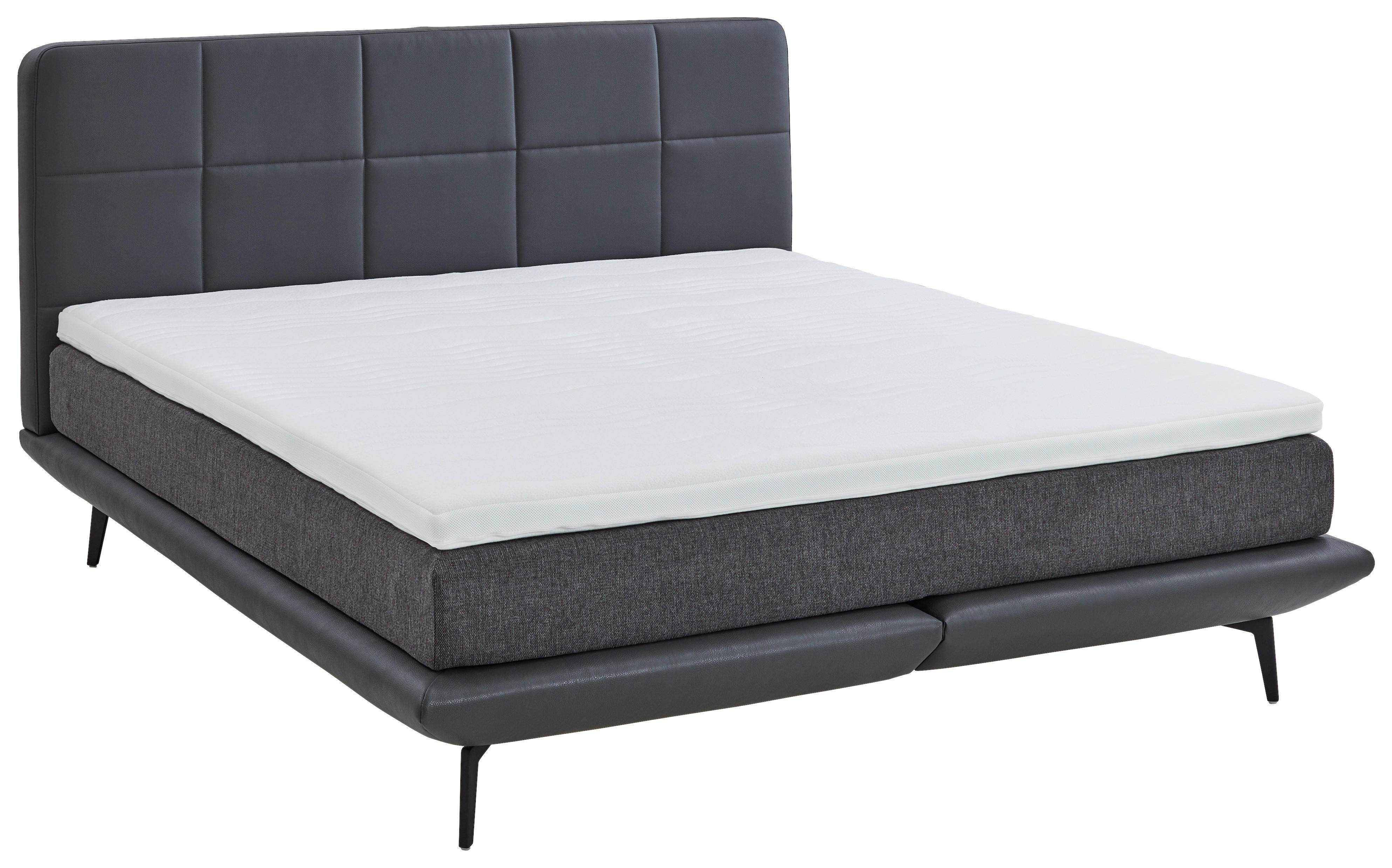 Beldomo - Sleep POSTEL BOXSPRING, 180/200 cm, textil, antracitová, šedá