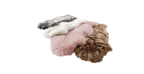 SCHAFFELL 60/95 cm Adelaide - Dunkelrosa, Natur, Fell (60/95cm) - Linea Natura