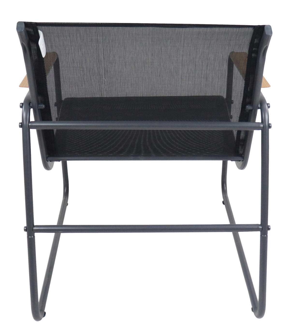 GARTENSET 4-teilig  - Schwarz, MODERN, Glas/Kunststoff (110/76/74cm) - Gardenson