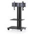 TV-RACK Schwarz - Schwarz, KONVENTIONELL, Glas/Metall (60/100/44cm) TV-RACK Schwarz - Schwarz, KONVENTIONELL, Glas/Metall (60/100/44cm)