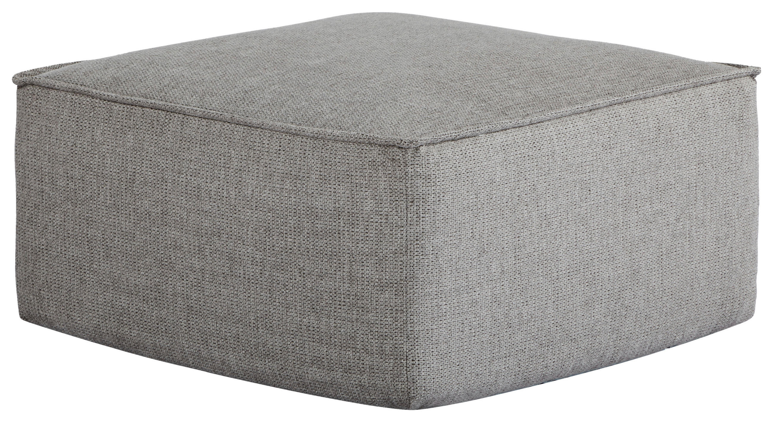 HOCKER Webstoff Taupe  - Taupe, Design, Kunststoff/Textil (71/41/71cm) - Carryhome