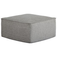 HOCKER Webstoff Taupe  - Taupe, Design, Kunststoff/Textil (71/41/71cm) - Carryhome
