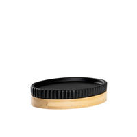 SEIFENSCHALE Holz, Kunststoff  - Schwarz, Basics, Holz/Kunststoff (9,5/3/13,8cm) - Sadena