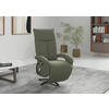 SESSEL in Flachgewebe Olivgrün  - Schwarz/Olivgrün, Modern, Textil/Metall (74/112/82cm) - Sit & More