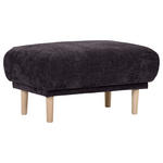 HOCKER Flachgewebe Dunkelgrau  - Dunkelgrau, KONVENTIONELL, Holz/Textil (88/49/62cm) - Carryhome