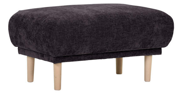 HOCKER Flachgewebe Dunkelgrau - Dunkelgrau, KONVENTIONELL, Holz/Textil (88/49/62cm) - Carryhome