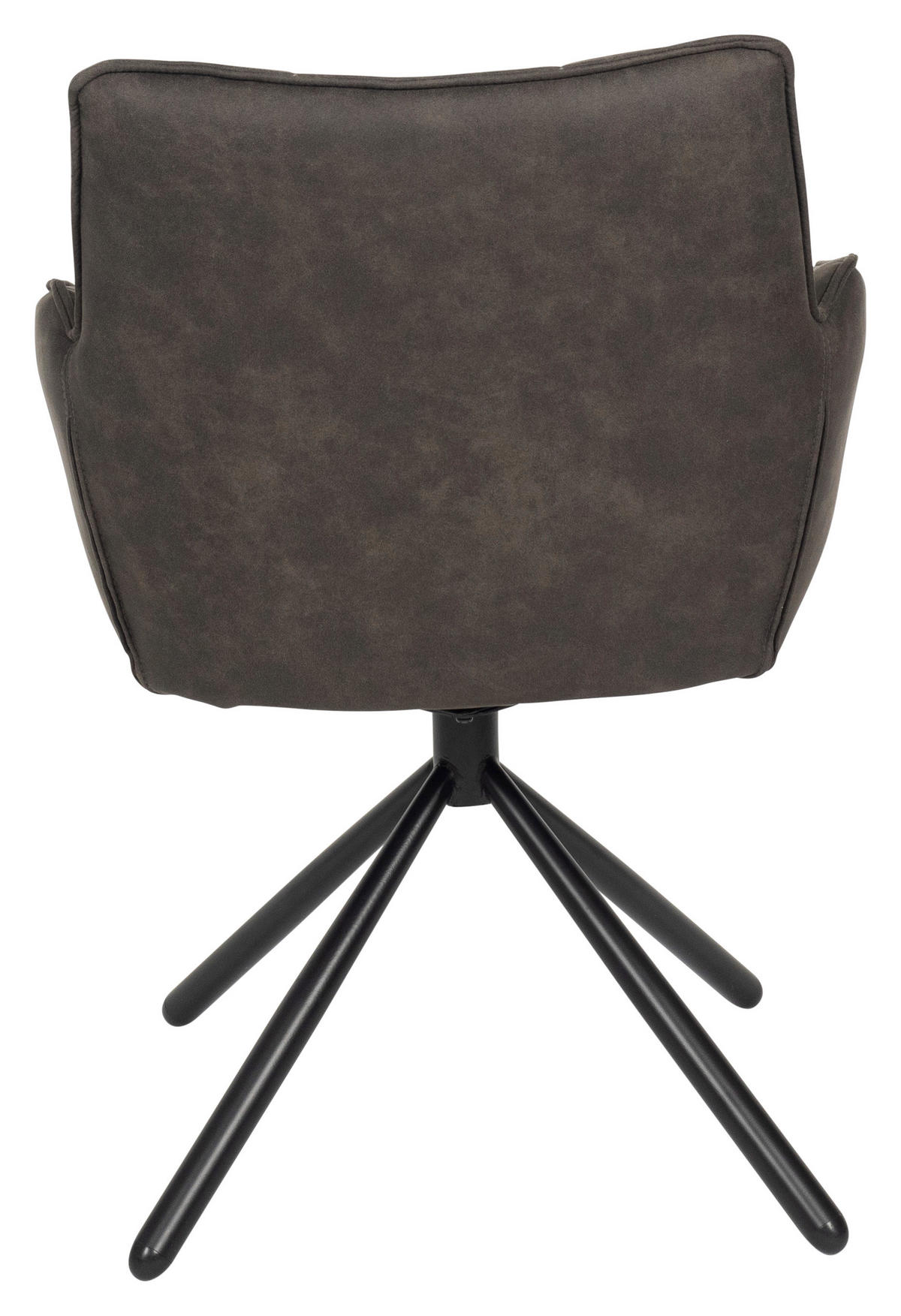 ARMLEHNSTUHL  in Mikrofaser  - Schwarz/Grau, Design, Textil/Metall (60/84/65cm) - SetOne by Musterring