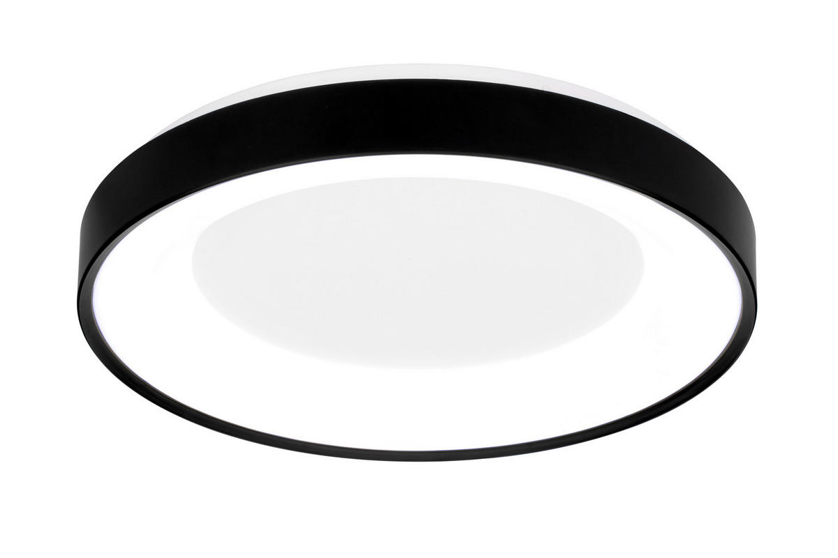 STROPNA LED-SVETILKA   40 W/4300 lm/2700-6500 K/220-240 V/ - črna, Basics, kovina/umetna masa (50/8,5cm) - Novel