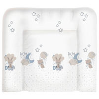 PODLOGA ZA PREVIJANJE  TIMMY BLUE  - bijela, Basics, tekstil (85/75cm) - Avelia