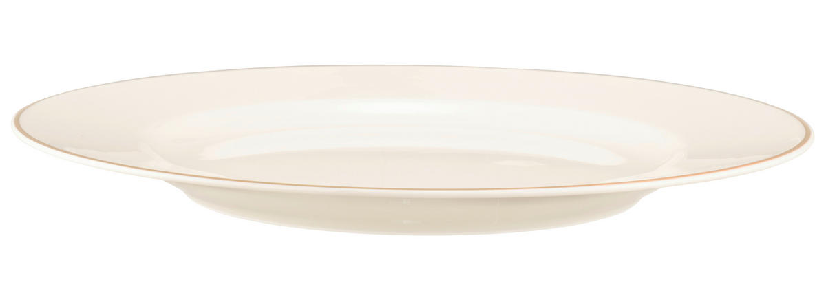 PLITVI KROŽNIK  Constanza  keramika  30 cm       - zlate barve/krem barve, Basics, keramika (30cm) - Seltmann Weiden