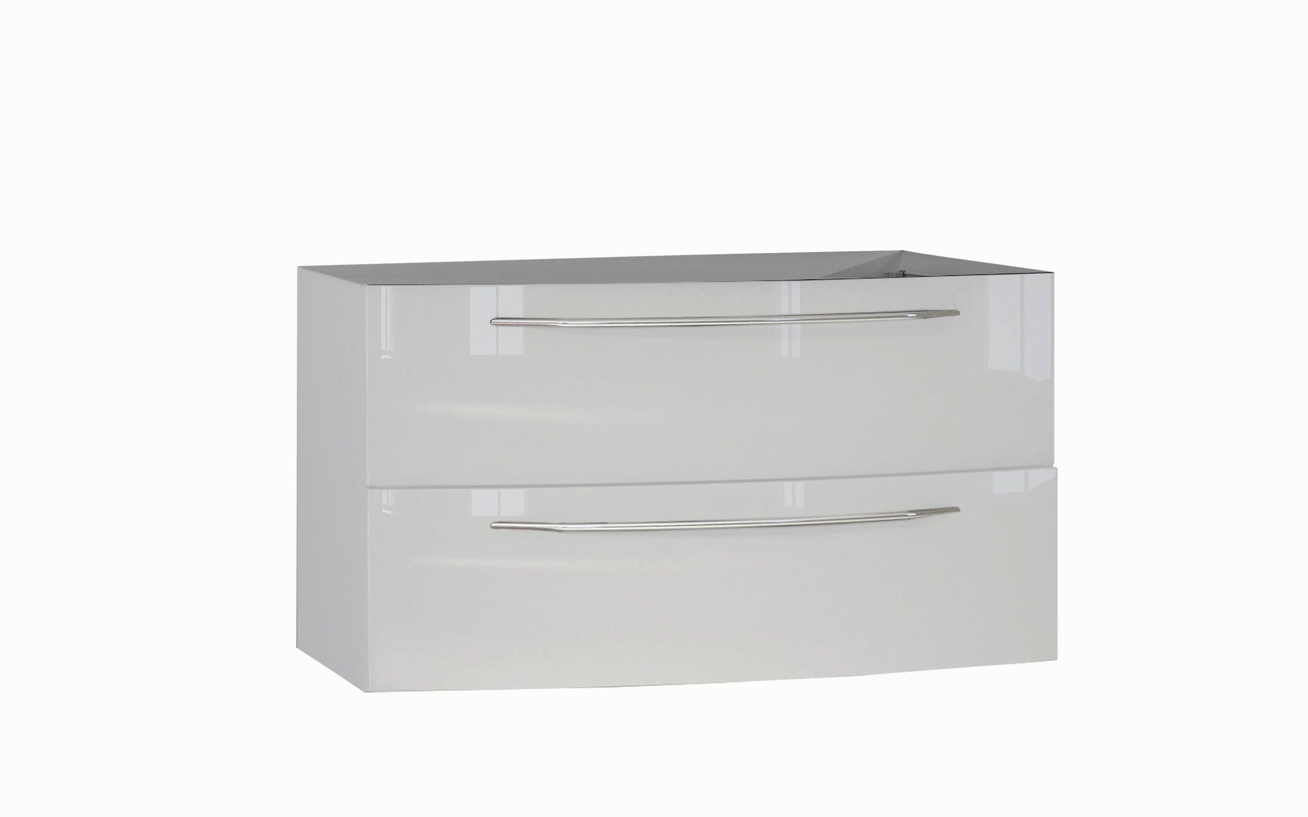 MASCA CHIUVETA BAIE 100/55/54 cm  - argintiu/alb, Basics, metal/material pe bază de lemn (100/55/54cm) - Welnova