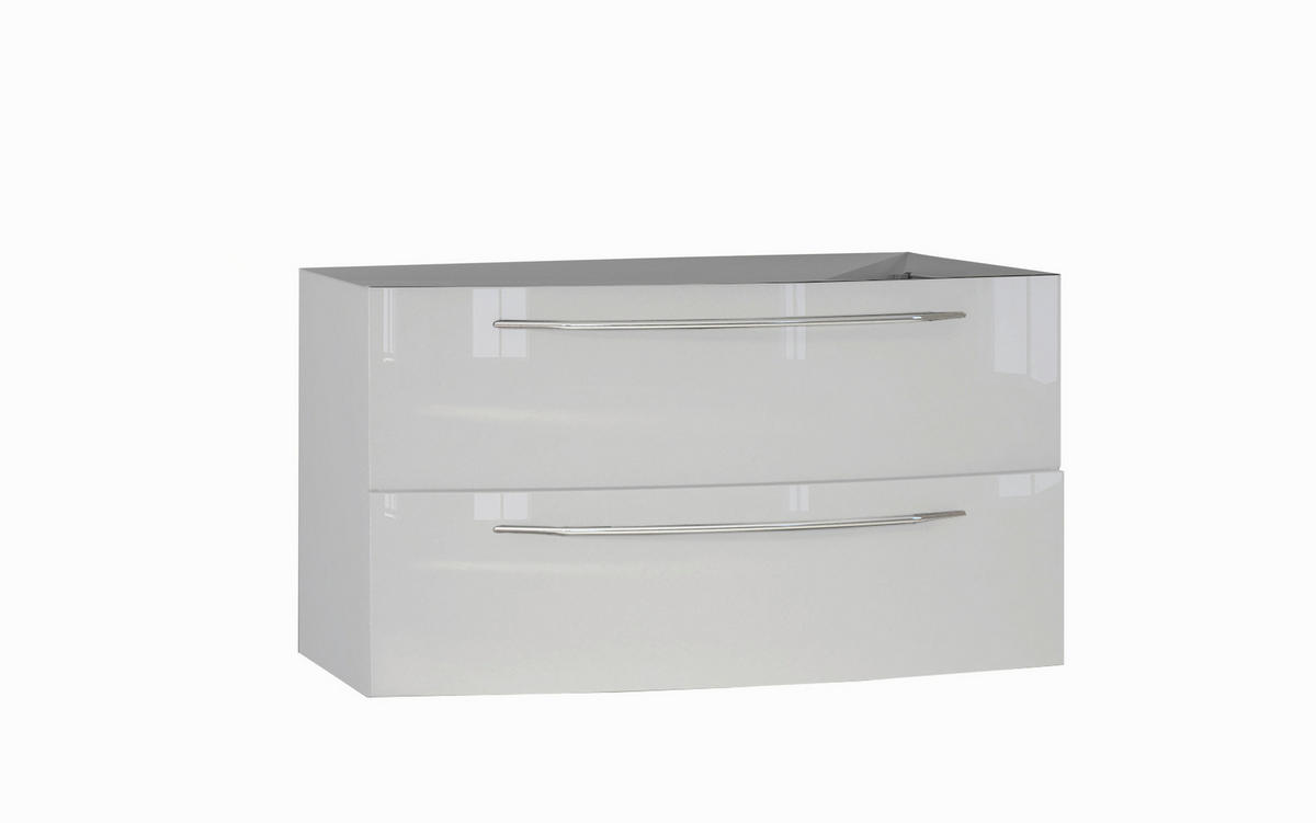 MASCA CHIUVETA BAIE 100/55/54 cm  - argintiu/alb, Basics, metal/material pe bază de lemn (100/55/54cm) - Welnova