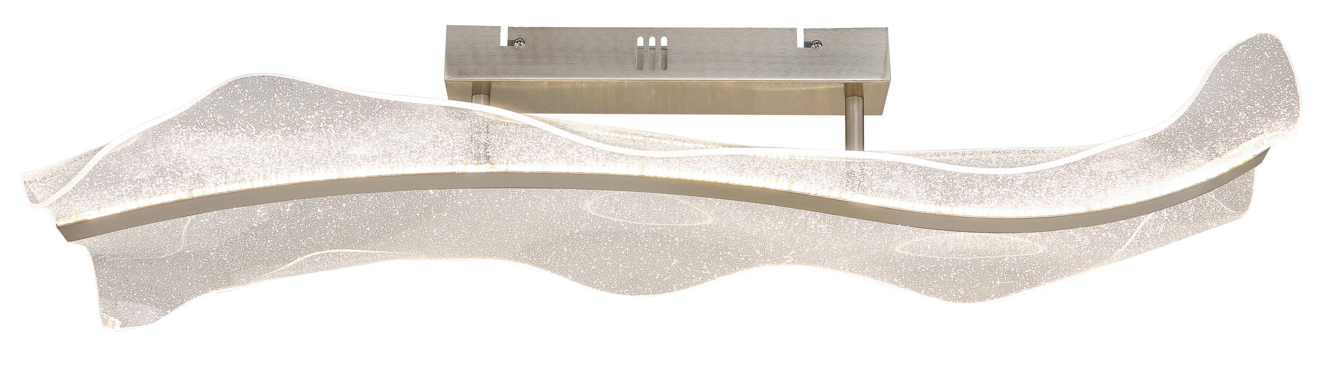 LED-DECKENLEUCHTE 80/30/18 cm   - Klar, Design, Kunststoff/Metall (80/30/18cm) - Globo