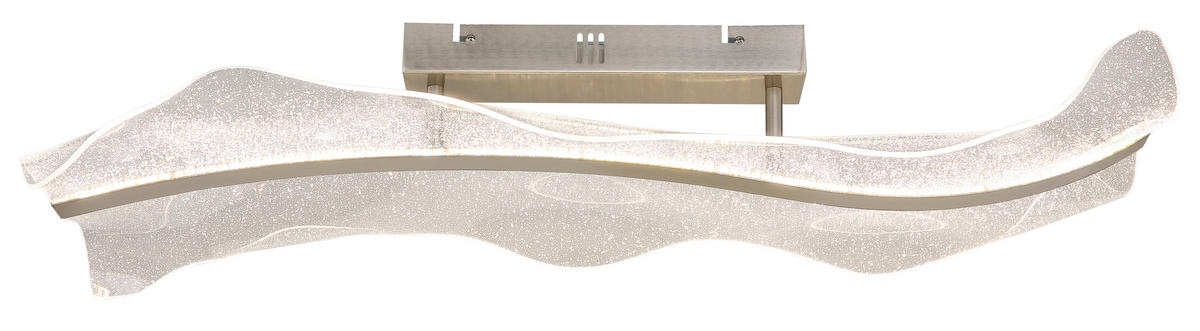 LED-DECKENLEUCHTE 80/30/18 cm   - Klar, Design, Kunststoff/Metall (80/30/18cm) - Globo