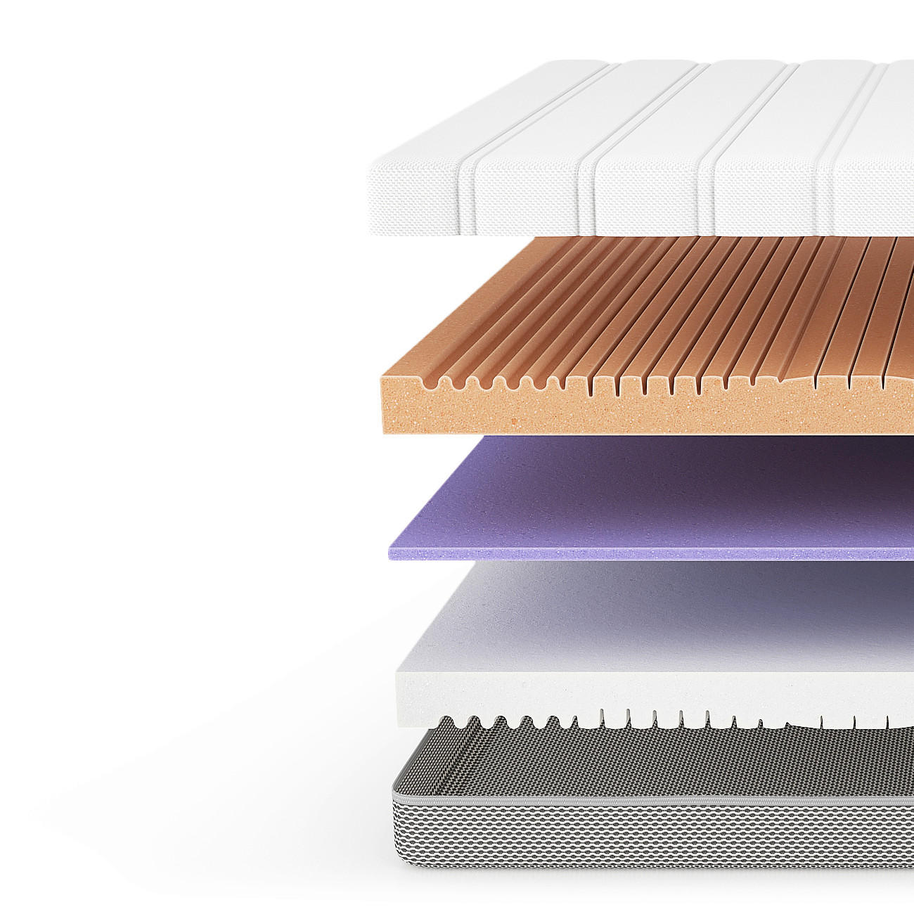 Thumbnail - Livetastic Kaltschaummatratze Glow H3, Weiß, Textil, H3, Füllung: Schaumstoff, Taschenfederkern, 80x200 cm, Bezug abnehm...