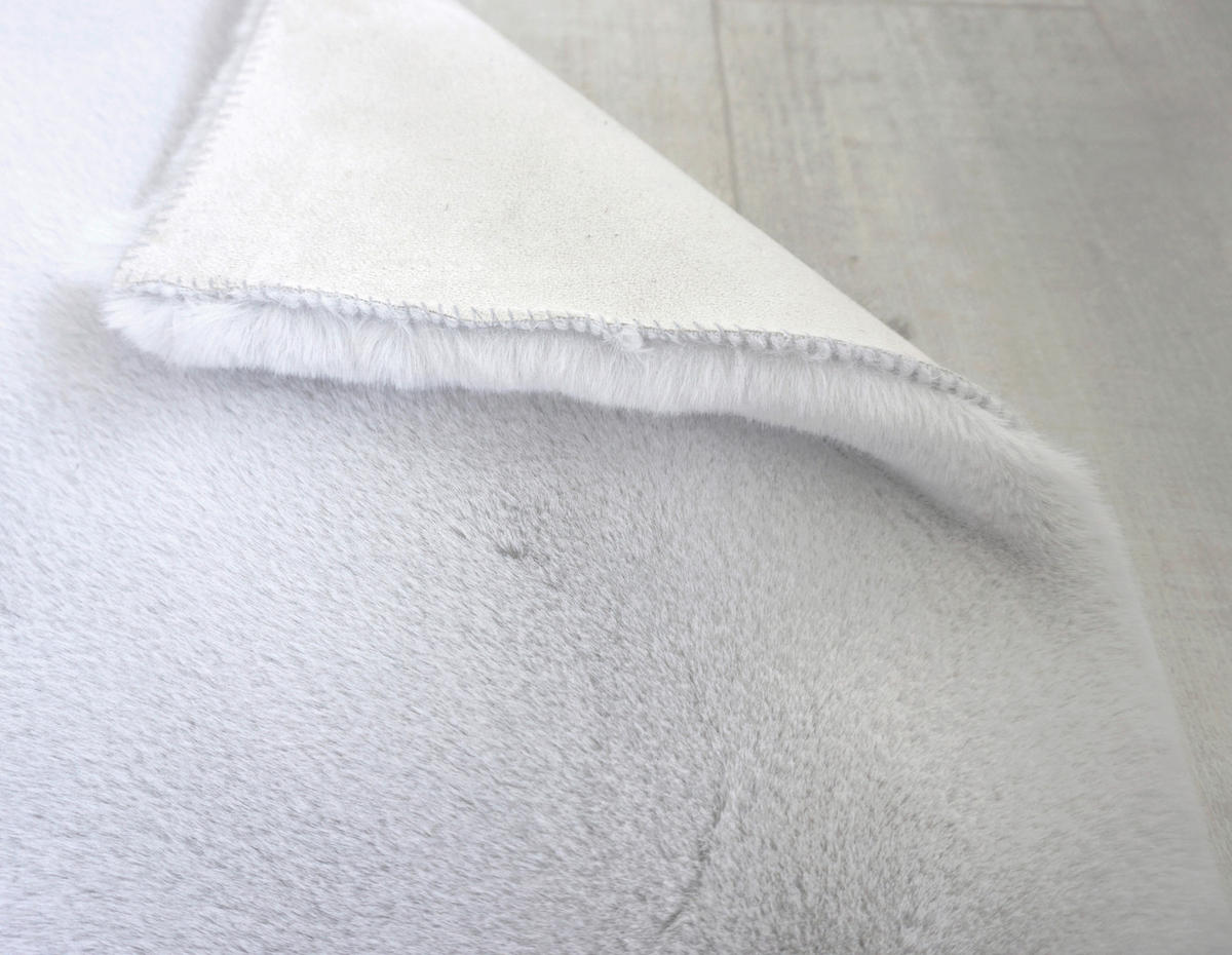 FELLTEPPICH 80/150 cm Tender 6281/52 D180 000 Silberfarben  - Silberfarben, Basics, Textil (80/150cm) - Schöner Wohnen
