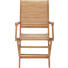 GARTENKLAPPSESSEL Eukalyptusholz Braun - Braun, LIFESTYLE, Holz (54,5/93/62,5cm) - Ambia Garden