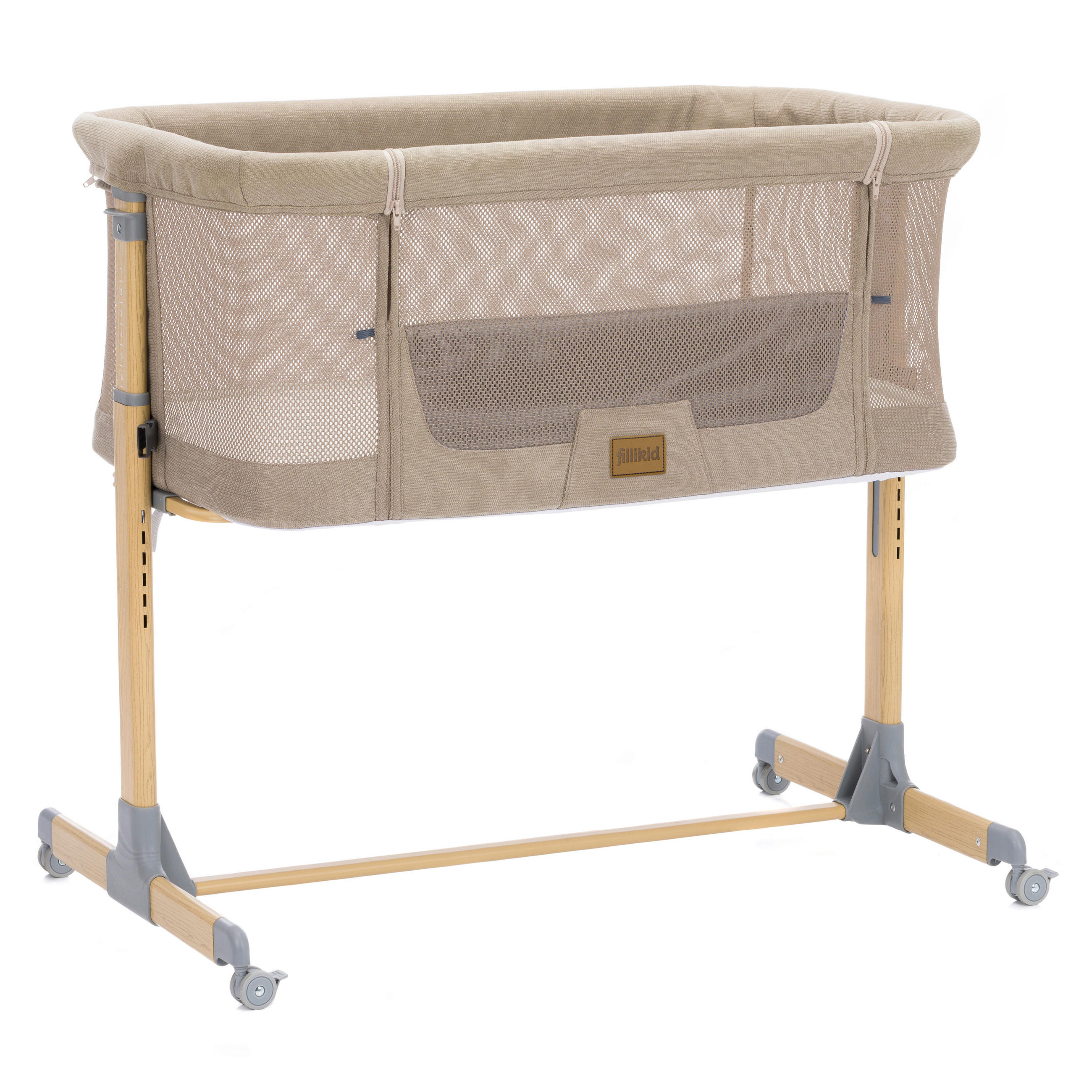 Fillikid Beistellbett Air Cappuccino 80x45 cm