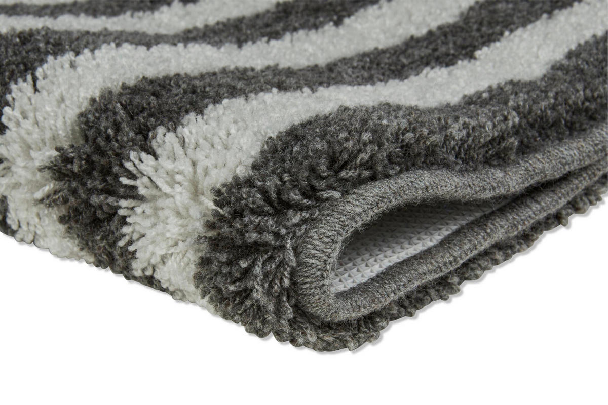 BADTEPPICH Split Grau 50/60 cm  - Grau, Basics, Naturmaterialien/Textil (50/60cm) - Joop!
