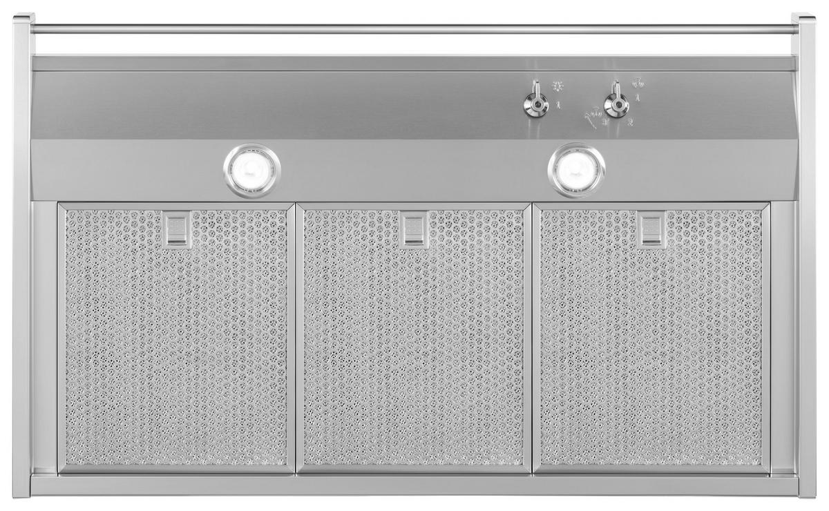 DUNSTABZUGSHAUBE KD90HXE  - Edelstahlfarben, Basics, Metall (90/123/55,5cm) - SMEG