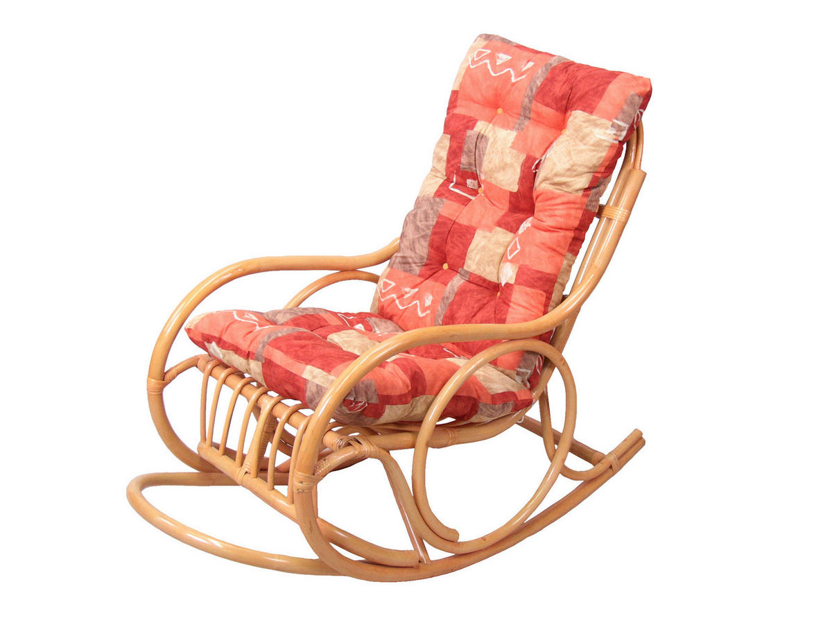 RELAXSESSEL Rückenkissen, Sitzkissen    - Terracotta/Honig, Natur, Holz/Textil (118/62/97cm) - MID.YOU