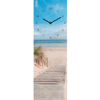 NÁSTĚNNÉ HODINY, vícebarevná, 20/60/3,1 cm - vícebarevná, Natur, sklo (20/60/3,1cm) - Euroart