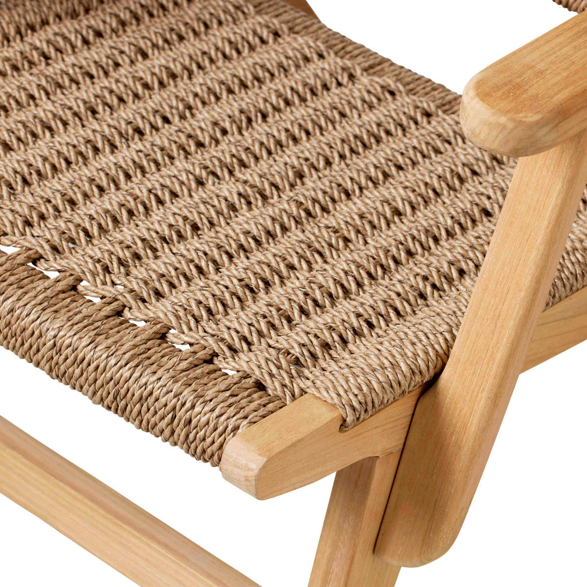 LOUNGESESSEL  - Braun/Teakfarben, Natur, Holz/Kunststoff (68/70/75cm) - Gardenson