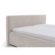 POLSTERBETT Bettkasten, Lattenroste Creme 180/200 cm  - Birkefarben/Buchefarben, Design, Holz/Textil (180/200cm) - Xora