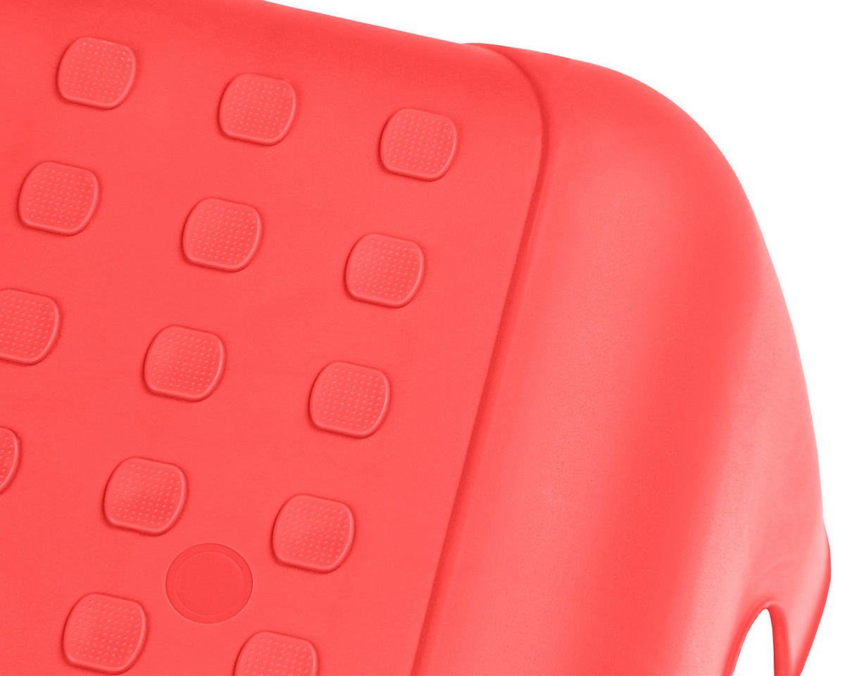 TRITTHOCKER  - Pink/Koralle, Basics, Kunststoff (44/23,5/31cm)