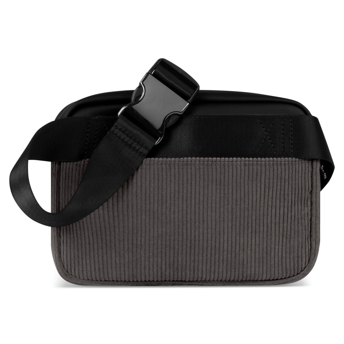 SCHULTERTASCHE - Schwarz/Grau, Basics, Textil (6/22,5/15cm) - ABC Design