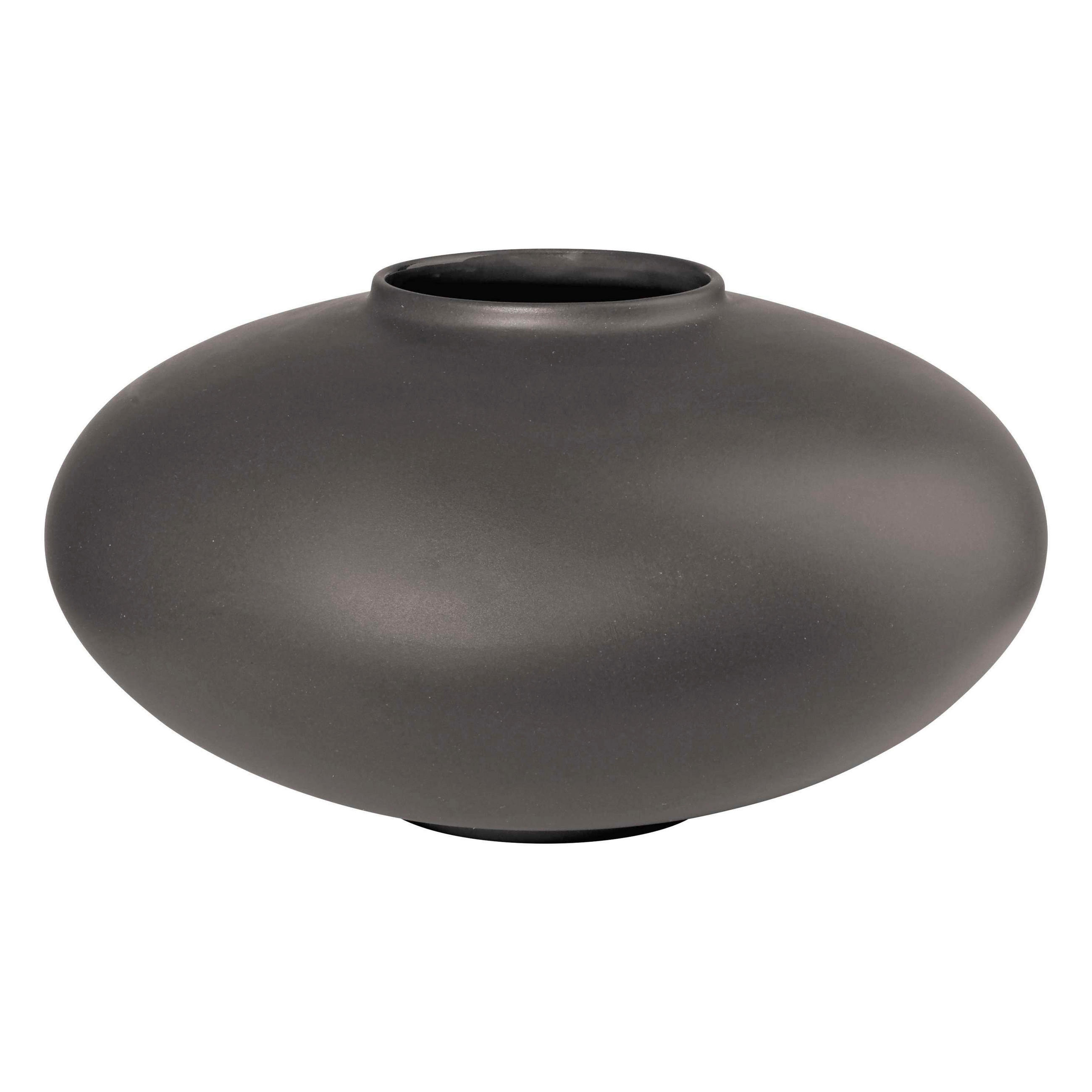 VASE 10 cm  - Schwarz, Basics, Keramik (18/18/10cm) - ASA